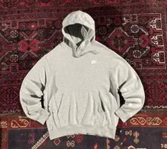 NIKE ナイキ ワンポイントロゴ プルオーバー パーカー グレー M