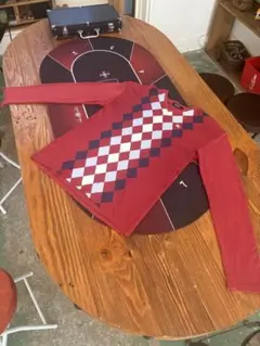 アーガイル ニット