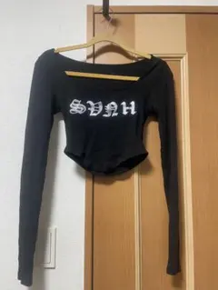 SVNH ブラック 長袖 トップス M