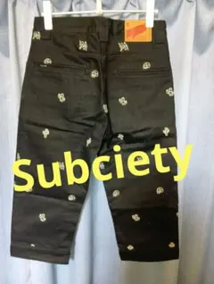 Subciety 7分パンツ 刺繍のサムネイル