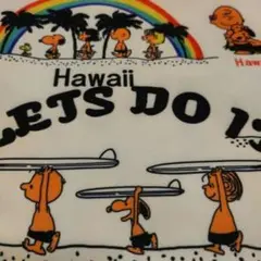 SNOOPY生地　ALOHA　サーフィン