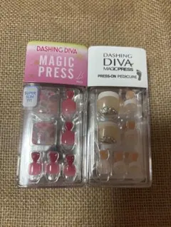 DASHING DIVA☆ MAGIC PRESS ☆フット用☆ペディ☆2セット