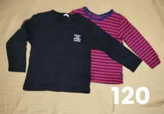 【GU、Moujonjon】長袖カットソー　２枚セット