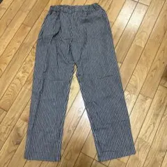 ストライプ柄 イージーパンツ