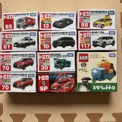トミカ ミニカーセット アウトランダー　日野レンジャー　gt-r オート3輪