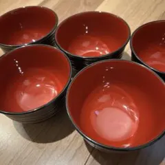 会津塗り 茶托 5枚セット - メルカリ