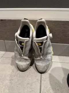 adidas ゴルフシューズ BOAシステム グレー/イエロー