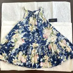 新品未使用PoloRalphLauren女の子ノースリーブワンピース(6-7歳)