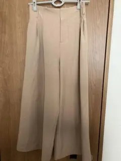 COMME CA ISM ワイドパンツ サイズ7 ブラウン