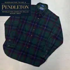 70s USA製 PENDLETON ボードシャツ ウール ペンドルトン XL