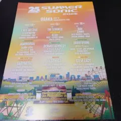 SUMMER SONIC 2026 OSAKA フライヤー