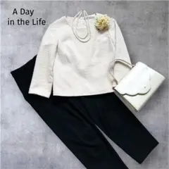 ユナイテッドアローズ ツィード&パンツ ママスーツ 入卒式 セレモニー