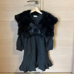 mezzo piano 水玉模様ドレス 130のサムネイル