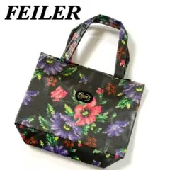 【未使用】FEILER フェイラー ミニトートバッグ 花柄 PVC