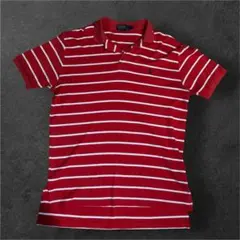 90s ラルフローレン　ポロシャツ　ボーダー