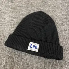 即決 LEE リー ビーニー ニット帽 ブラックのサムネイル
