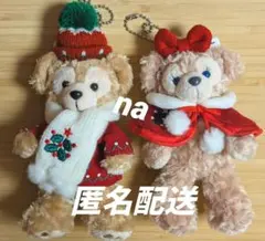 ディズニー　ダッフィー シェリーメイ ぬいぐるみバッジ クリスマス