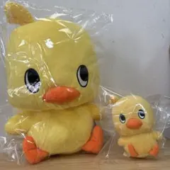 日清チキンラーメンひよこちゃん ぬいぐるみ 大 小 2体セット【懸賞当選品】
