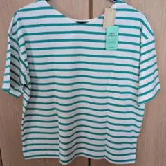 【タグ付き】studio CLIP ストライプ半袖シャツ