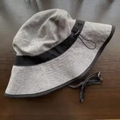 ワークマン Field Care 帽子 ハット 首紐付き グレー/58cm