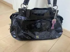 アナスイ未使用ブラック ルーチェ ボストンバッグ / ショルダーバッグ
