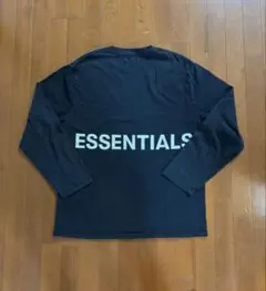 ESSENTIALS 黒 長袖カットソー