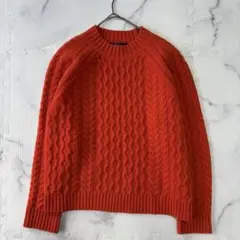 ✨美品✨マックスマーラ ウィークエンドライン　ケーブルニット　オレンジS
