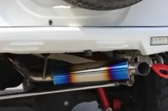 ジムニーJB23 2ピース仕様 ショートバンパー ブルーグラデーションのサムネイル
