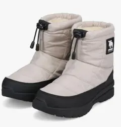 新品未使用　モズ防水 ベージュ ボアライニング スノーブーツ２５cm