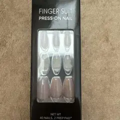 新品 FINGER SUIT PRESS-ON NAIL 40本セット