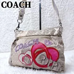 COACH Poppy Sequin Patchwork Shoulder