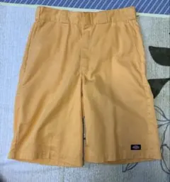Dickies ハーフパンツ　イエロー　32