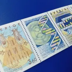 9008 外国切手 スウェーデン ノーベル賞 凹版