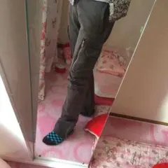 wjk カーゴパンツ デニム akm 美品　ムータ オフホワイトのサムネイル