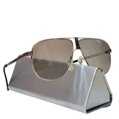 90S ダンヒル DUNHILL 牛角トリム アビエイター サングラス 135のサムネイル