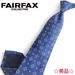 【FAIRFAX COLLECTIVE】美品 ネクタイ 小紋 総柄 肉厚 シルク