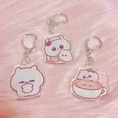 うちゃcafe アクリルキーホルダー オリジナルイラストカード セット