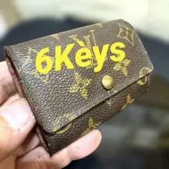 ⑦☆良品☆モノグラム♪6連 キーケース