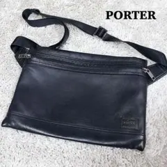 未使用 マーティン&マッカサー ショルダーバッグ 本革 コアウッド 黒 