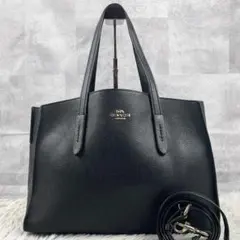 美品 COACH　キャリーオール　チャーリー　トートバッグ　2way 楽天市場】コーチ COACH チャーリーキャリオール 2wayトート