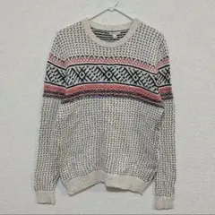 MERONA 雪柄セーター