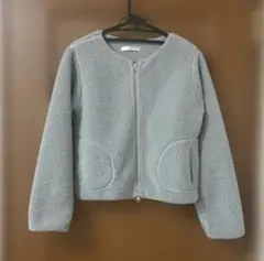 DoCLASSE ライトグレー ボアフリースジャケット S