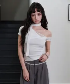 andwang Ribbon Leather Chain - メルカリ