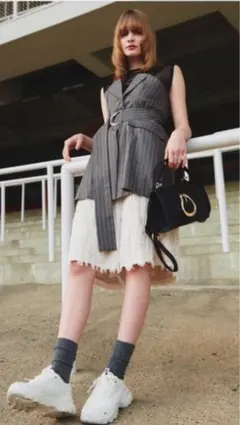 LA BELLE ETUDE フリンジショートパンツ フリーサイズ