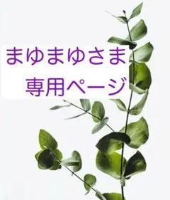 まゆまゆ様専用ページ