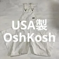 OshKosh B'Gosh ホワイトオーバーオール OshKosh B'Gosh ホワイトオーバーオール