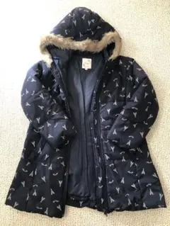 マザウェイズ　ダウンコート 130センチ　エッフェル塔