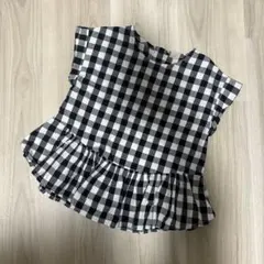 プティマイン ギンガムチェック　シャツ