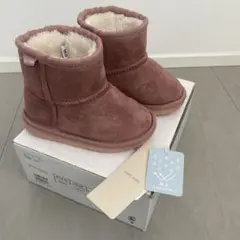 ボアブーツ　くすみピンク　15cm