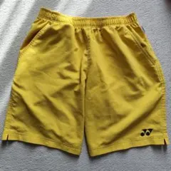 ヨネックス ハーフパンツ 黄色 ポケット付き